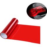VCTparts Rode Achterlicht Folie Auto – 30x60cm Smoke Tint Wrap Vinyl – Achterlicht Sticker Tuning Film Rood