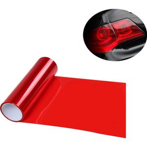 VCTparts Rode Achterlicht Folie Auto – 30x60cm Smoke Tint Wrap Vinyl – Achterlicht Sticker Tuning Film Rood