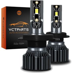 VCTparts Dimlicht 8000k H4 LED Koplampen Wit (set)