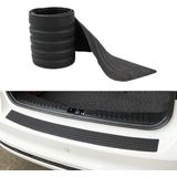 VCTparts Kofferbak Lijst Achterbumper Beschermstrip - Krasbestendig Rubber Dorpelplaat 90 cm - Zelfklevend met 3M Tape