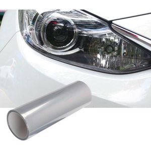 VCTparts Achterlicht Folie - Transparant Zilver Wit (30 x 60cm) Smoke Tint Wrap Vinyl
