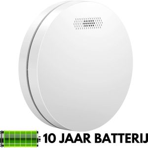 Aroha Safety Pro Rookmelder - 10 jaar batterij & sensor - Extra dun design rookmelder, brandmelder per stuk