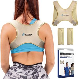 Vitalic - Postuur Corrector - Beige - Zachte Pads - Verstelbaar
