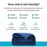 Verzwaringsdeken - Grijs - Katoen - 7 kg