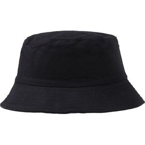 LOUD AND CLEAR® - Hoed - Vissershoedje - Bucket Hat - Heren Dames - Zwart - Zonnehoed
