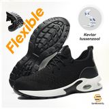 Shraks Veiligheidsschoenen Werkschoenen voor Dames en Heren Stalen Neus Sneaker Ademend en licht design