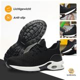 Shraks Veiligheidsschoenen - Sneakers voor Dames en Heren - Zwart Multi-materiaal