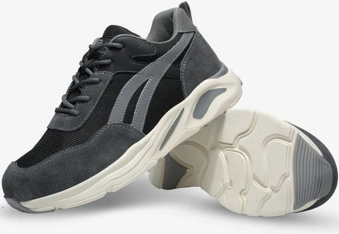 Shraks - Nova - Werkschoenen - Zwart - Stalen Neus - Slipvaste Zool