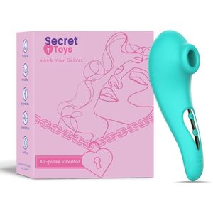 Secret Toys® Luchtdruk Vibrator - Luxe Uitvoering - USB Herlaadbaar - 10 standen - Waterdicht