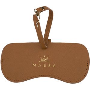 Maese - Zonnebril - Bril - Hoesje - Bescherming - Leder - Inclusief brillendoekje