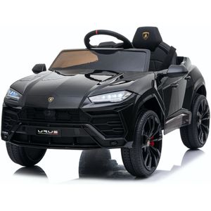 Elektrische kinderauto Lamborghini Urus 12V Accu auto voor kinderen Met Afstandsbediening (Zwart)
