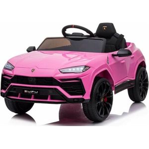 Elektrische kinderauto Lamborghini Urus 12V Accu auto voor kinderen Met Afstandsbediening (Roze)