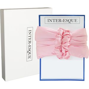 INTER-ESQUE - Heatless Curls - Krulspelden - Haarrollers + Gratis Scrunchies - Roze