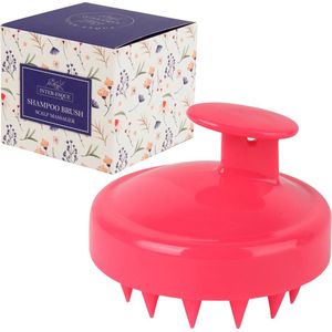 INTER-ESQUE® Scalp Massager - Scalp Brush - Haarborstel - Massage Borstel - Scalp Scrub - Roze