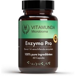 Vitamunda - Enzyma Pro - 60 Vcaps - Bevat 14 Verschillende Enzymen