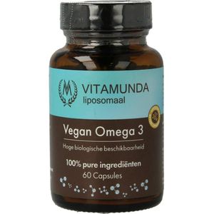 Vitamunda Liposomale vegan omega 3 60 Capsules