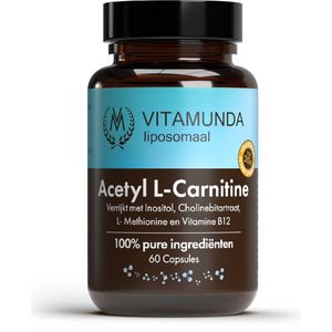Vitamunda - Acetyl L-Carnitine - Aminozuren - 600 mg - 60 Capsules