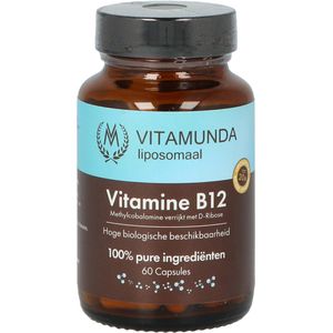 Vitamunda Liposomale Vitamine B12 - 60 vegicaps - Vitamine B preparaat