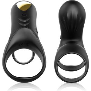 Darenci Penis Ring - Vibrator - Cock Ring - Mannen & Vrouwen - G-spot stimulator - Elektrisch - Oplaadbaar - Penis Stimulator - Remote control - Zwart