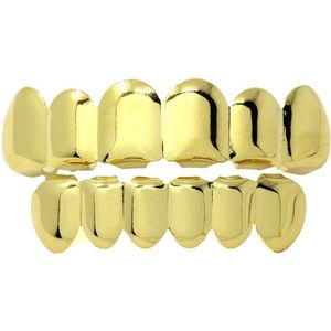 Grill Boven en Onderkant - Goud - Grillz - HipHop Tanden