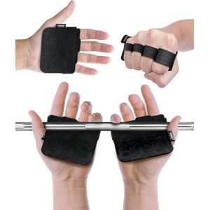 Breaking Limits Grip Pads Handschoenen – Fitness Handschoenen Dames & Heren –Zweetvrije Trainingshandschoenen – Fitness, Crossfit & Krachttraining - 2 Stuks - Maat (L)