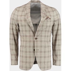 Born With Appetite colbert bruin geruit slim fit borstzak