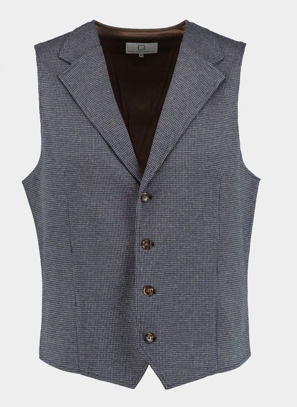 Born With Appetite - Gilet - Blauw - Kris Waistcoat