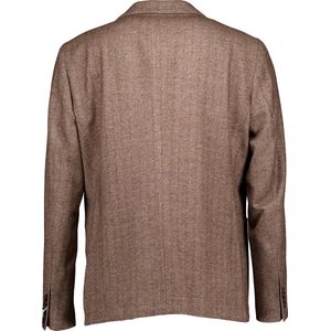 Born With Appetite Colbert Bruin Lugano Jacket Wool Herringbon 233038LU90/870 cacao