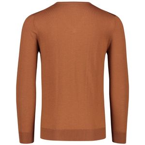 Born With Appetite - Trui - Oranje - Merinowol - Normale Fit