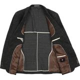 Suitable - Colbert - Grijs - Polyester/Viscose/Elasthaan - Slim-Fit