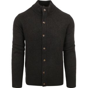 Suitable Vest Austus Wolmix Antraciet - Heren