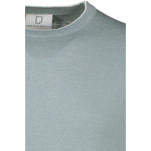 Born With Appetite - Trui - Lichtblauw - 72% Linnen 28% Katoen