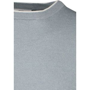 Born With Appetite - T-shirt - Blauw - Linnen/Katoen