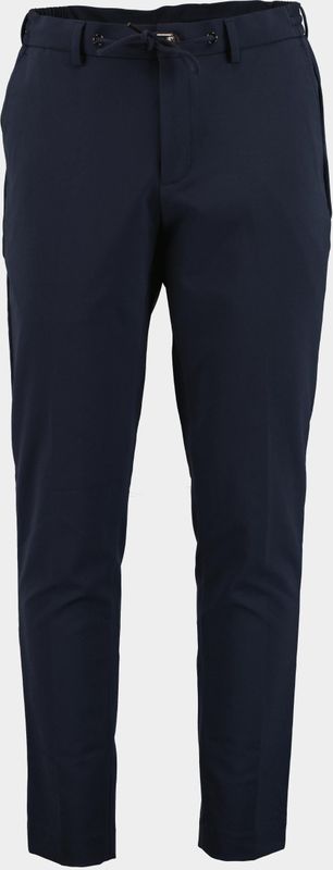 Born With Appetite Wollen Pantalon Blauw DAS drawstring trouser 24104DA32/290 navy