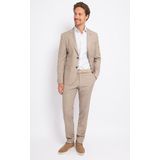 Suitable Toulon Kostuum Wol Greige