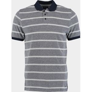 Scotland Blue Polo korte mouw Blauw Chase Polo Oxford Stripes 24108CH47SB 290