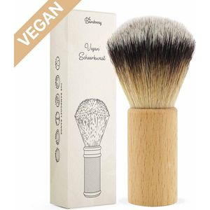 Bamboozy Vegan Scheerkwast Hout Superzacht 100% Synthetisch