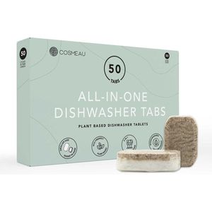 Cosmeau Vaatwastabletten 50 Beurten Plantaardig Dish Detergent Sheets - Cosmo Cosmea Kosmo