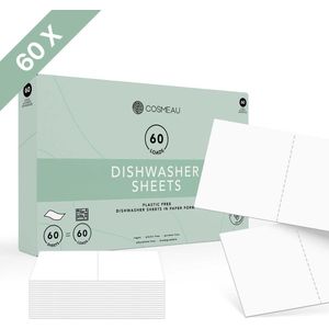 Cosmeau Vaatwasstrips 60 Beurten Vaatwastabletten Dish Detergent Sheets Eco - Cosmo Cosmea Kosmo