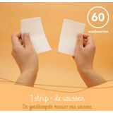 Cosmeau Wasstrips Zwart & Donker 60 wasbeurten