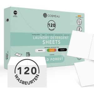 1+1 gratis: Cosmeau Wasstrips Wild Forest 120 beurten