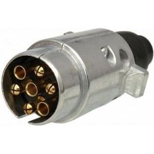 Stekker 7 polig Aluminium 12V