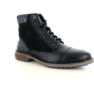 Bullboxer | 791-I8-5508D | Zwarte hoge veterschoen | Maat 44