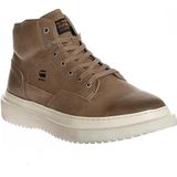 G-Star Raw - Dexter Mid Nub M - Hoge Sneakers - Taupe - Leer