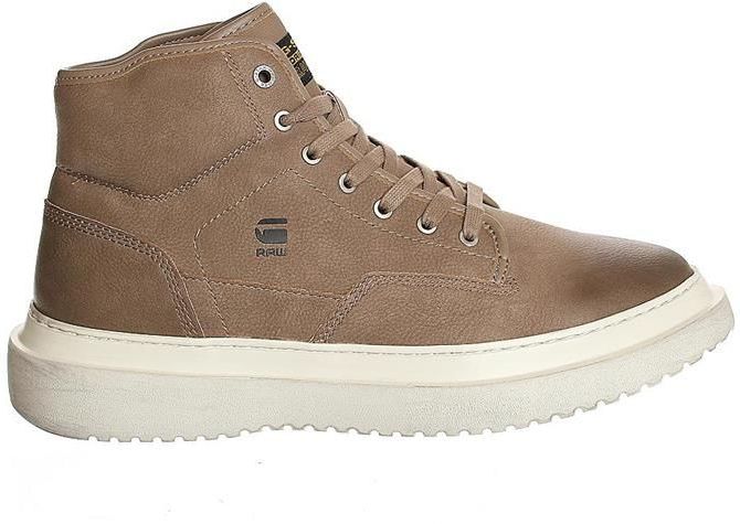G-Star Raw - Dexter Mid Nub M - Hoge Sneakers - Taupe - Leer
