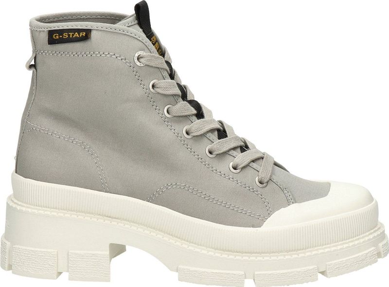 G-Star - Aefon II Mid CVS W - Veterschoenen Hak - Licht Grijs