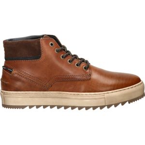 Vingino - Sil Xhi - Hoge Sneakers - Cognac - Leer