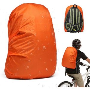 Peachy Universele regenhoes rugzak fietstas waterproof - Oranje