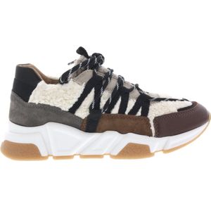 Dwrs - Los Angeles - Sneakers - Bruin - Leer, Teddy, Suède