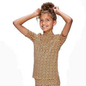 Retour meisjes t-shirt - Perzik